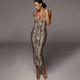 Leopard Print - Sleek & Sexy Fitted Dress
