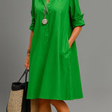 Claudia – Midi Shirt Dress