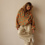 Daisy - Polar Fleece Floral Hoodie