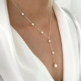 Aurora – Y-Shape Pearl Necklace