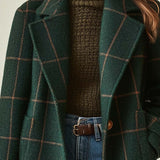 Irish Checkered Pattern Coat