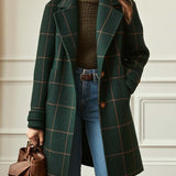 Irish Checkered Pattern Coat