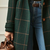 Irish Checkered Pattern Coat