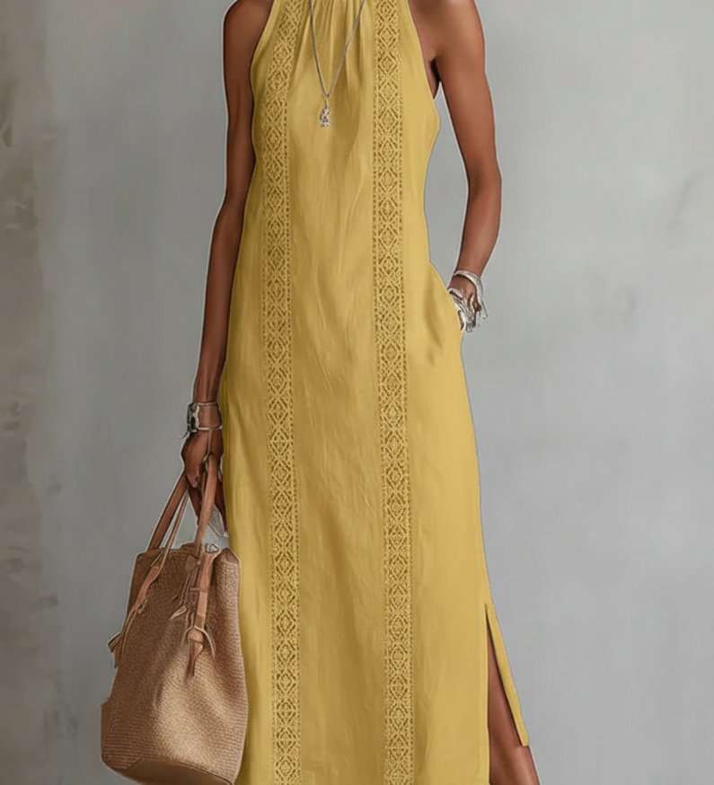 Luminița – Ornamentálne Halter Šaty