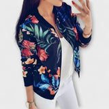 Andreia - Štýlový kvetinový bomber